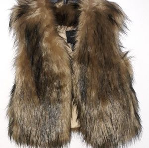 Faux fur coat